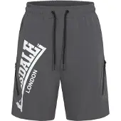 Lonsdale Pantalón deportivo 'Alresford' gris oscuro / blanco