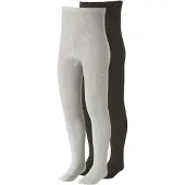 Cotton Prime Leotardos gris claro / negro