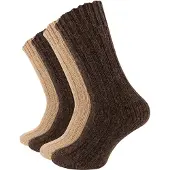 Cotton Prime Calcetines marrón claro / marrón oscuro