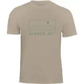 Cotton Prime Camiseta 'Wanderlust' beige / esmeralda