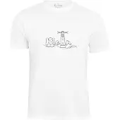 Cotton Prime Camiseta 'Moin' negro / blanco