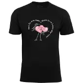 Cotton Prime Camiseta 'Super Mutti' rosa / negro / blanco
