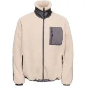 Only & Sons Chaqueta polar 'ONSTYRO' crema / kitt