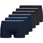 Skiny Calzoncillo boxer azul oscuro / negro