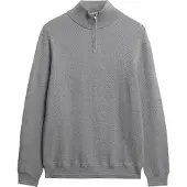 Superdry para hombre. M6110682A Jersey Texture gris (XL), Casual, Algodón, outlet 2026.