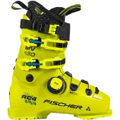 Fischer - Botas de esquí para hombre - RC4 130 MV Boa Vacuum GW - Talla 45 1/3 - Amarillo