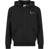 Karl kani Sudadera con cremallera 'Essential' negro / blanco