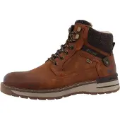 Mustang Botas con cordones 'Maril' cognac / negro