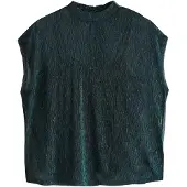 Next Blusa esmeralda / negro