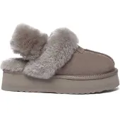 EVER AU Zapatillas de casa 'Fantail' gris