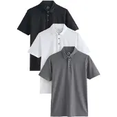 Next Camiseta gris basalto / negro / blanco