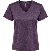 Only Play Camiseta funcional 'ONPCore' lila moteado