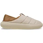 Crocs Zuecos Classic Sueded Moc mujer - Beige - 41 / 42