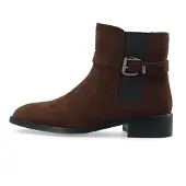 Bianco Botines 'Charlotte' marrón oscuro / negro