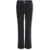 ONLY GIRLS Vaquero 'KOGJUICY' negro denim / plata