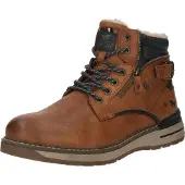 Mustang Botas con cordones caramelo / negro