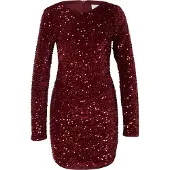 MYLAVIE by Sarah Harrison Vestido de gala rojo oscuro