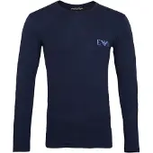 Emporio Armani Camiseta azul oscuro / lila