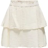 ONLY GIRLS Falda 'Julia' blanco