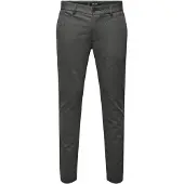 Only & Sons Pantalón chino 'ONSMark' antracita