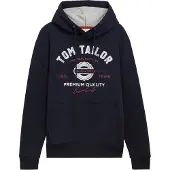 Tom Tailor Sudadera marino / rojo oscuro / blanco