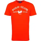 Harvey Miller Camiseta 'Polo Club' rojo / blanco