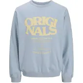 Jack & jones Junior Sudadera azul claro / amarillo pastel
