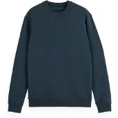 Scotch & Soda Logo Badge Regular-fit Sweatshirt Navy Talla: M | Jerséis Outlet | Hombre | Azul