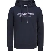 Jack & Jones Sudadera 'JJALVIS' navy / lavanda / blanco