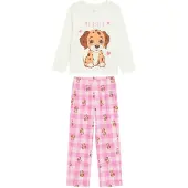 Cool Club Pijama marrón / marrón claro / pitaya / blanco