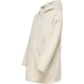ONLY Maternity Sudadera con cremallera gris claro