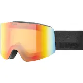 Uvex - Máscaras de esquí - Provoqe FM Black Mirror Rainbow (S2) - Negro
