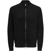 Only & Sons Cárdigan 'LAW' negro