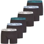 Happy Shorts Calzoncillo boxer azul cian / azul paloma / gris / negro