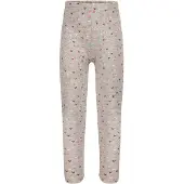 Happy girls Leggings gris moteado / lila / rosa