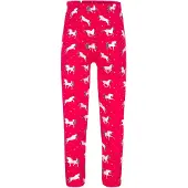 Happy girls Leggings antracita / púrpura / rojo pastel / blanco