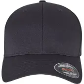 Flexfit Gorra gris / rojo oscuro / negro