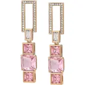 Gaya Pendientes oro / rosa