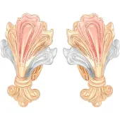 NAEMI Pendientes oro / oro rosa / plata