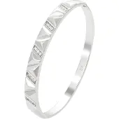 Faina Pulsera plata / transparente