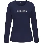 s.Oliver Camiseta para dormir azul oscuro / blanco