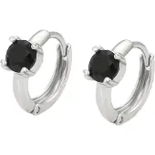 Gaya Pendientes negro / plata
