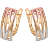 Gaya Pendientes oro / oro rosa / plata