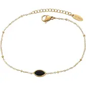 NAEMI Pulsera oro / negro