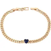 Faina Pulsera azul oscuro / oro