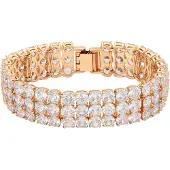 NAEMI Pulsera oro / blanco