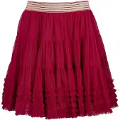 Happy girls Falda rojo oscuro