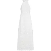 Kraimod Vestido de noche blanco perla