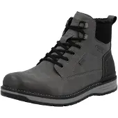 Rieker Botas con cordones gris oscuro / negro