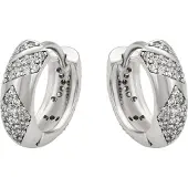 NAEMI Pendientes plata / transparente